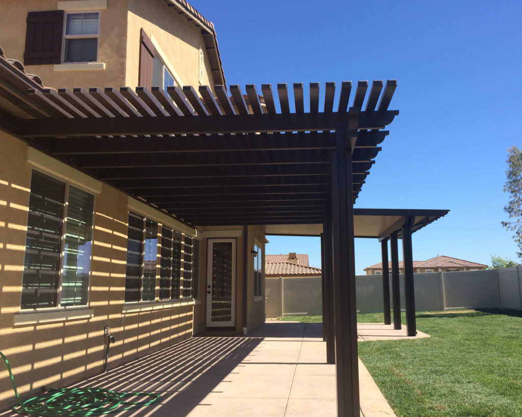 Combination Lattice Laguna & Solid Patio Covers