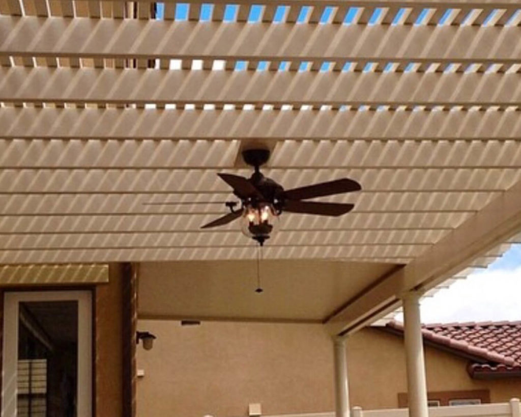 Combination Lattice Laguna & Solid Patio Covers