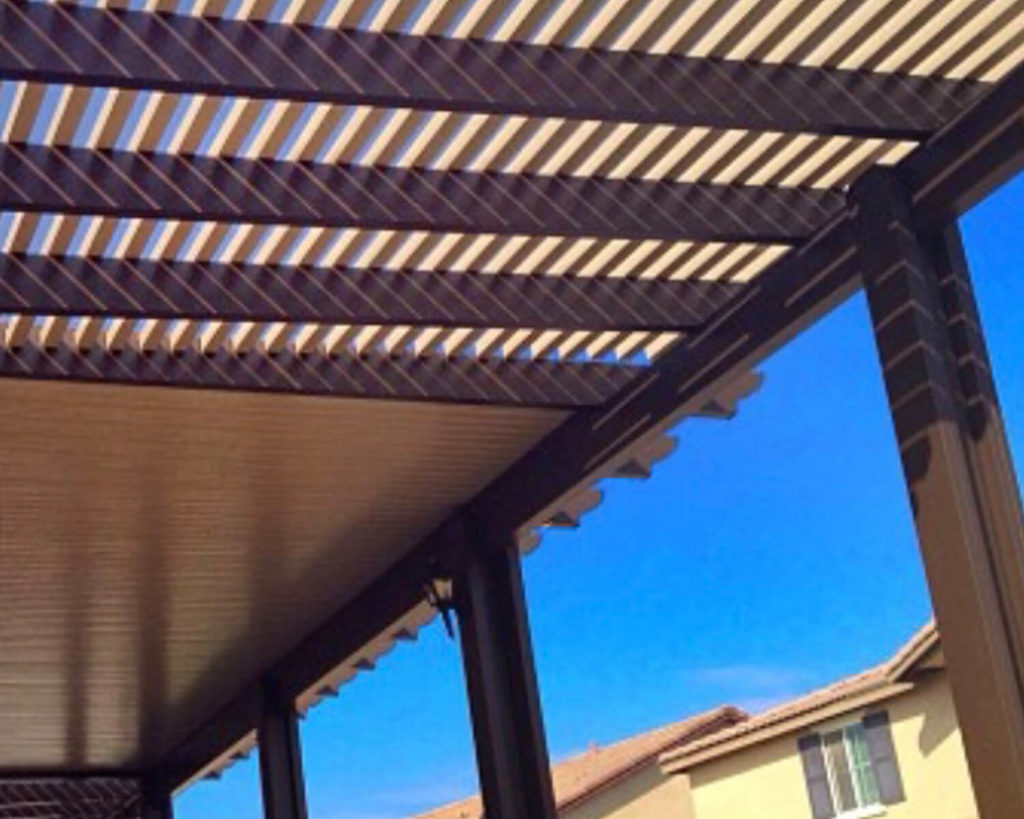 Combination Lattice Laguna & Solid Patio Covers
