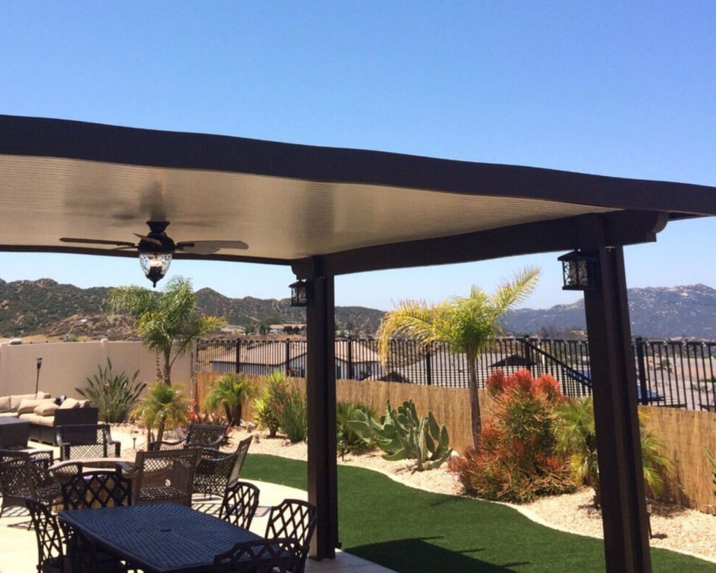Solid Attached Patio Covers