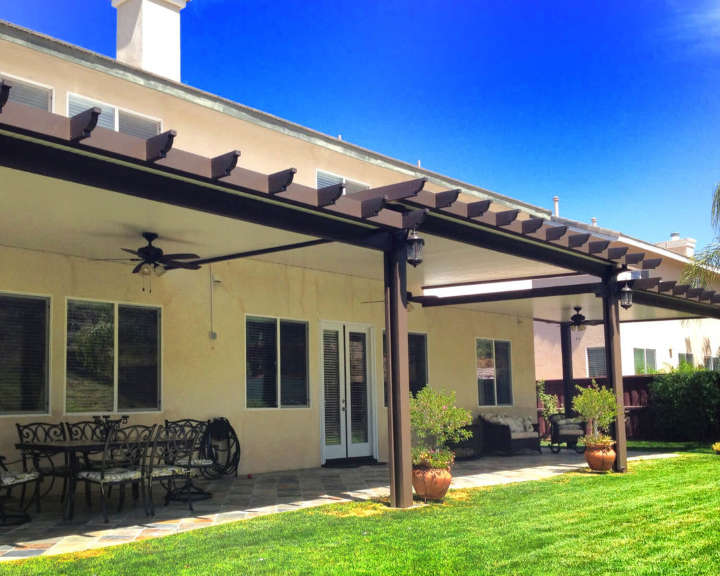 Solid Attached Patio Covers