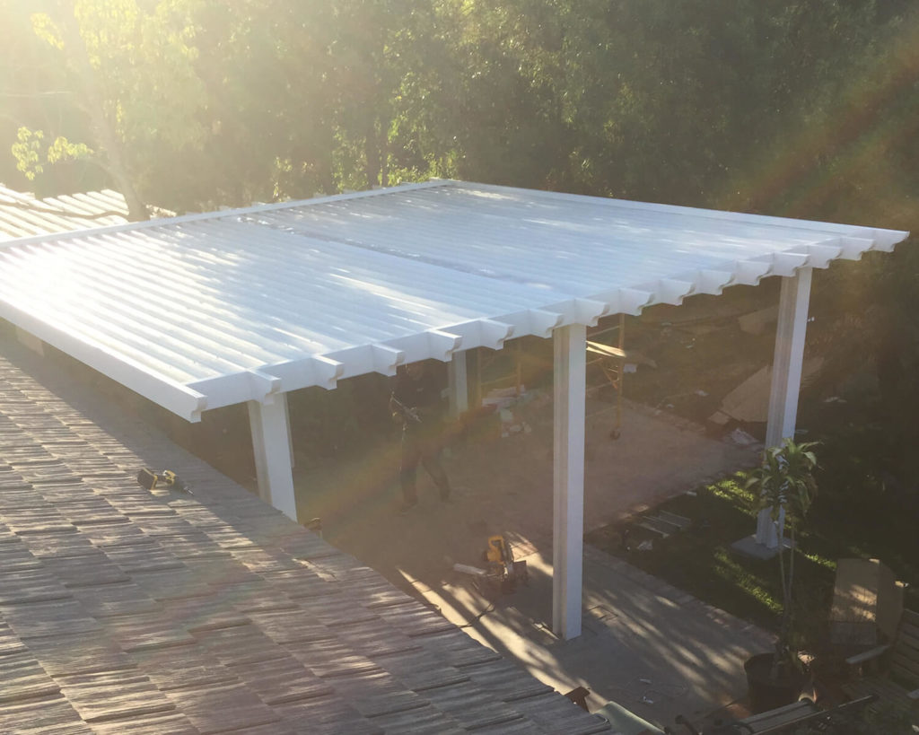 Solid Freestanding Patio Covers