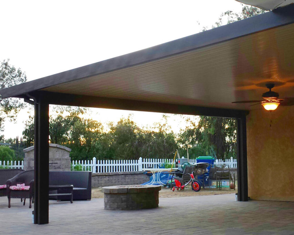 Solid Attached Patio Covers