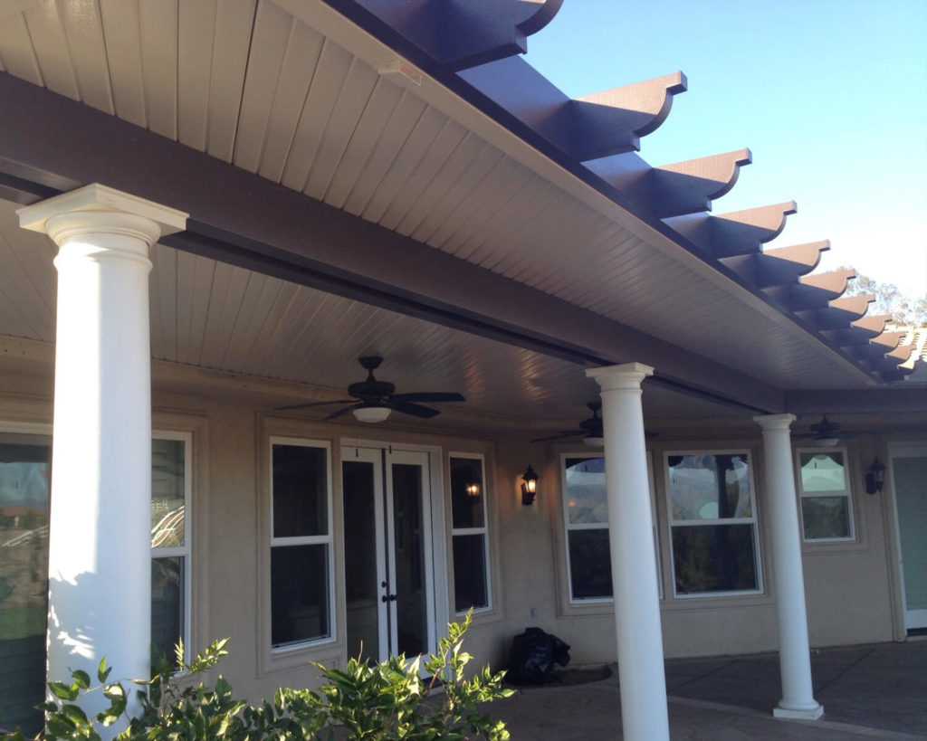Solid Attached Patio Covers
