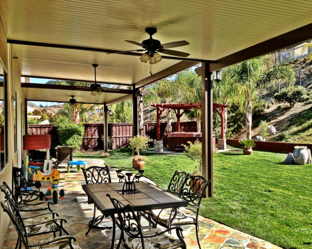 Solid Attached Patio Covers