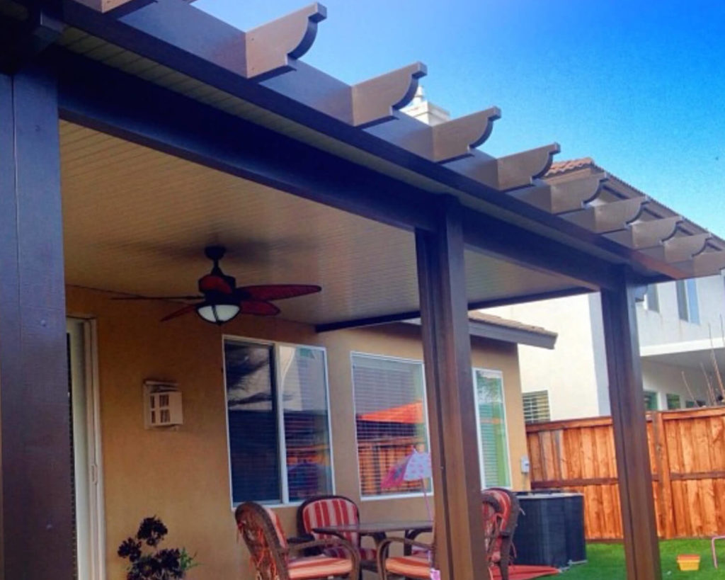 Solid Attached Patio Covers