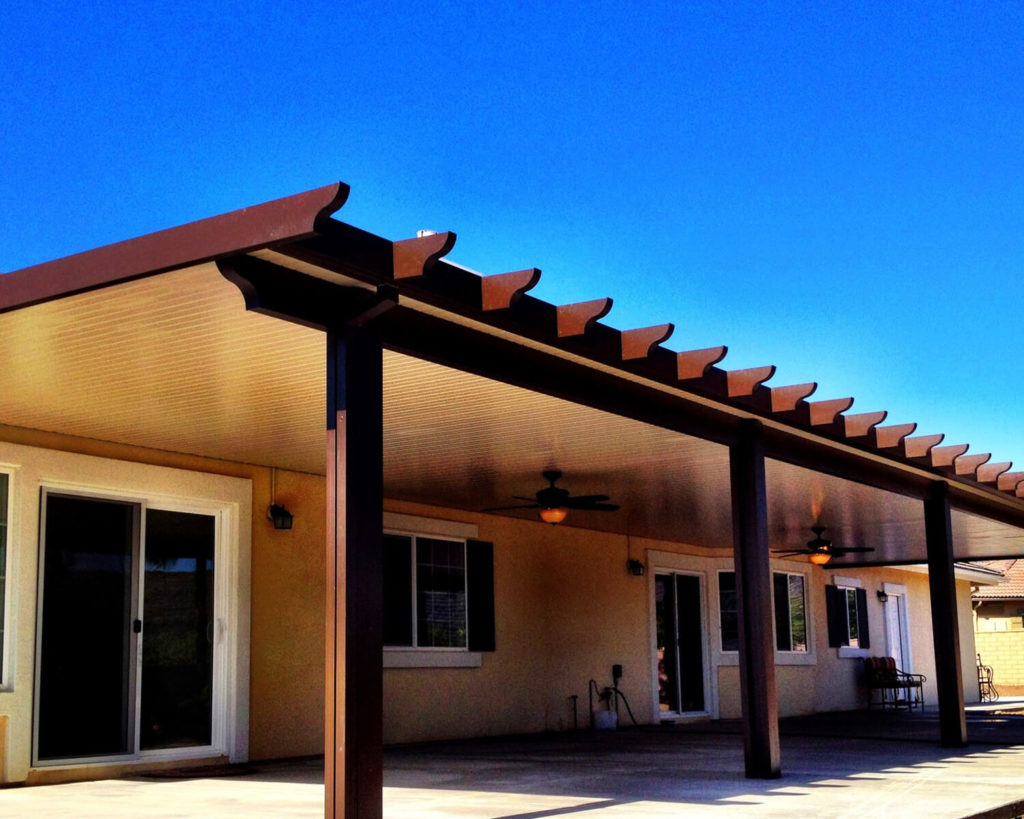 Solid Attached Patio Covers
