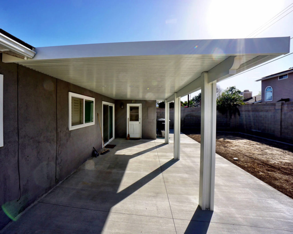 Solid Attached Patio Covers