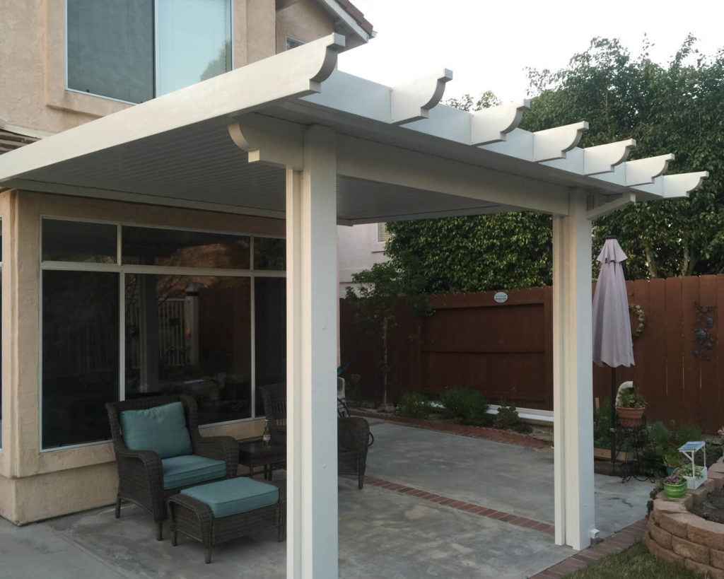 Solid Attached Patio Covers