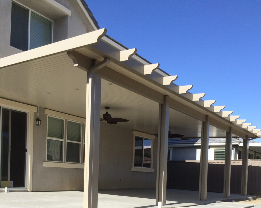 Solid Attached Patio Covers