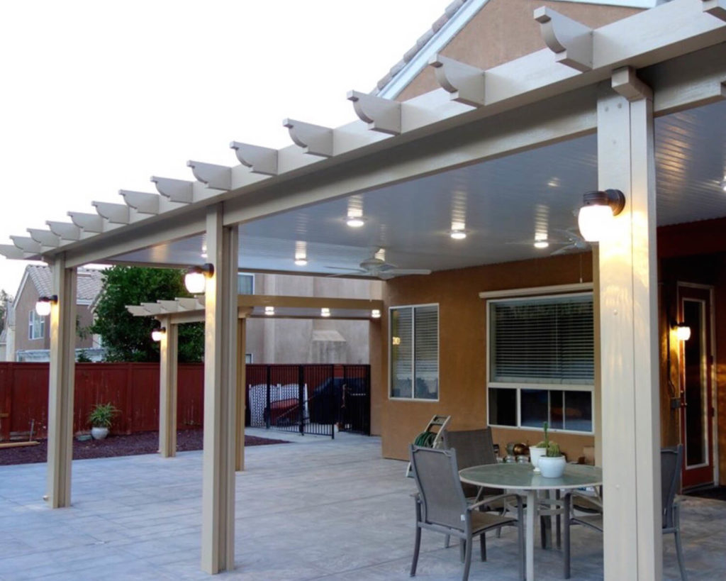 Solid Attached Patio Covers