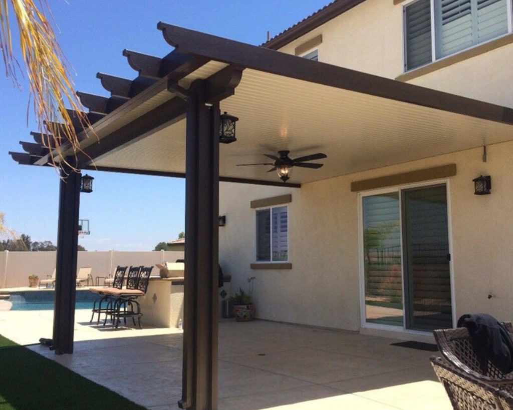 Solid Attached Patio Covers