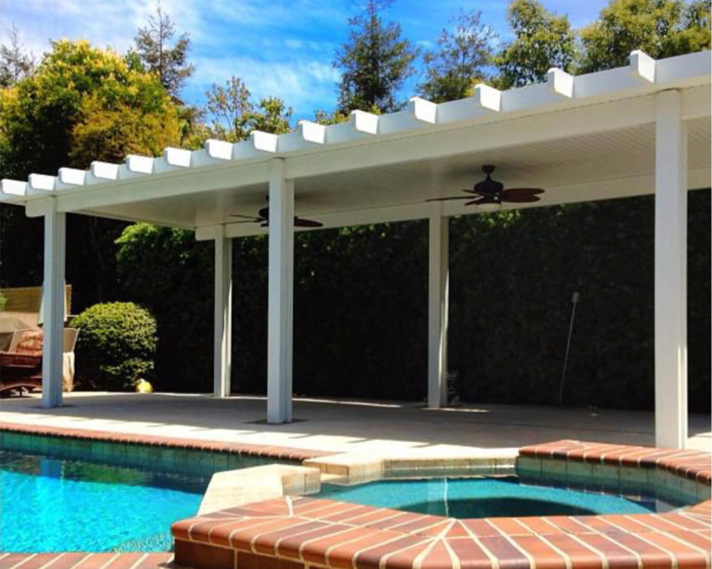 Solid Freestanding Patio Covers