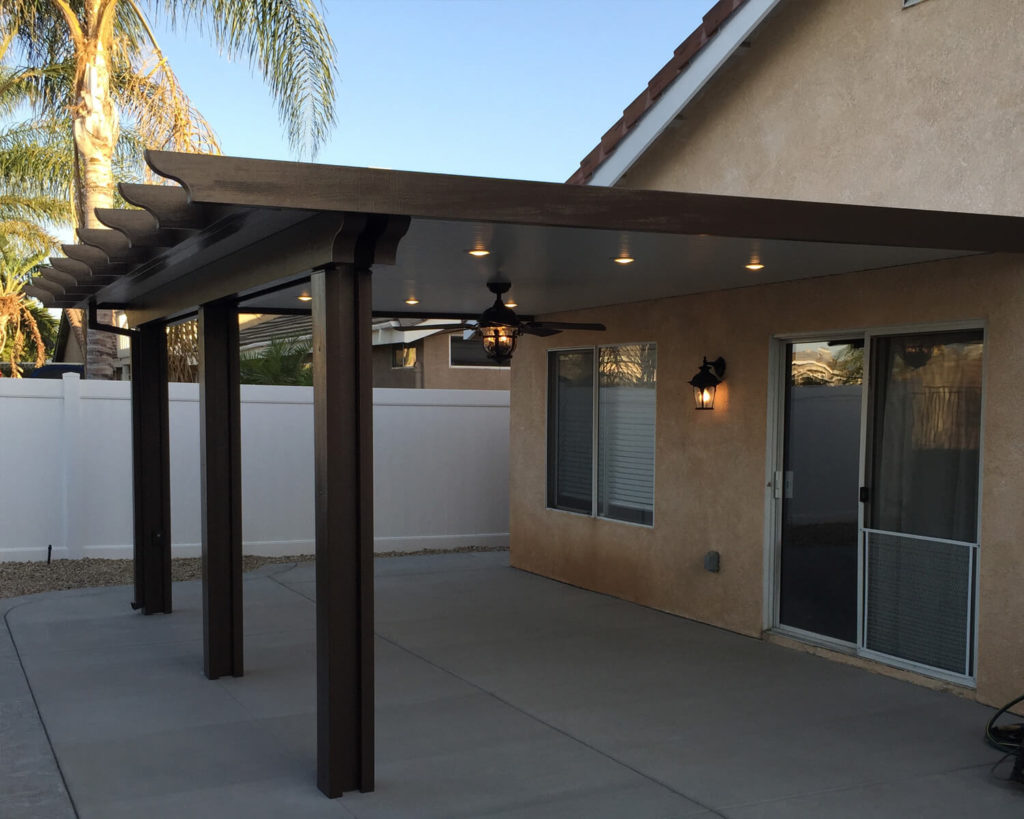 Solid Attached Patio Covers