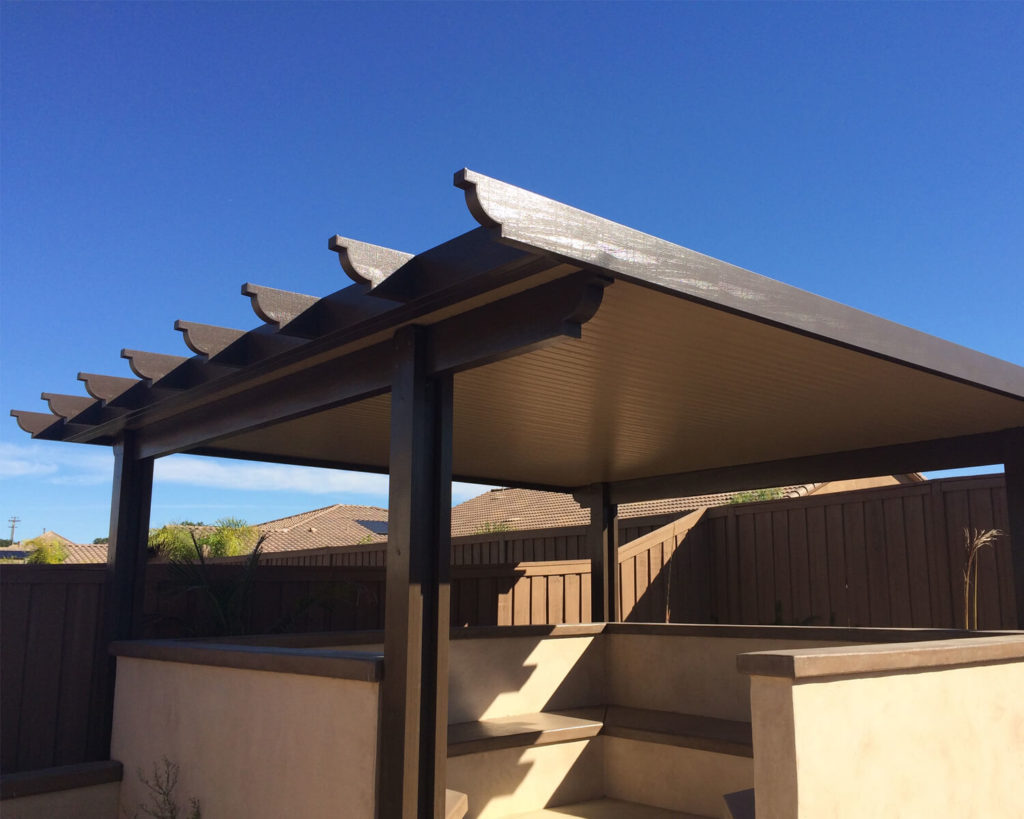 Solid Freestanding Patio Covers